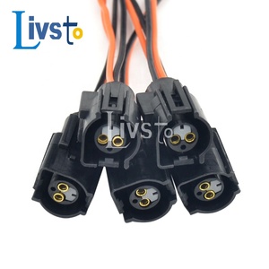 DJ70210Y-2.8-21 2ピンメス型自動車用ワイヤーハーネスIP67防水ブラックプラグ家電機器銅ゴム/ナイロン - Product Image 5