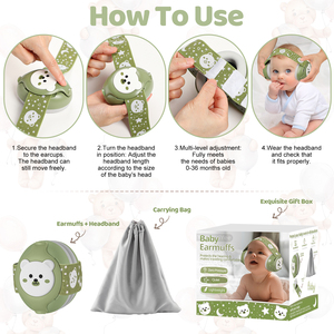 ผลิตภัณฑ์สำหรับเด็ก ที่ครอบหูป้องกันเสียงรบกวน ที่ครอบหูลดเสียงรบกวนสำหรับเด็ก หูฟังตัดเสียงรบกวน ที่ครอบหูเพื่อความปลอดภัย - Product Image 3