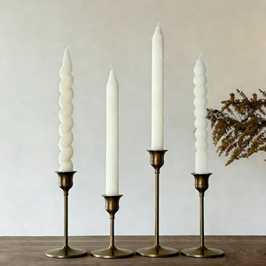 Bougies torsadées longues originales, multiples formes, pour dîner de fête, décoration de table à la maison - Product Image 4