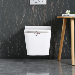 WC suspendu en céramique sans bride, blanc, 180 mm, petit modèle, prix usine - Product Image 2