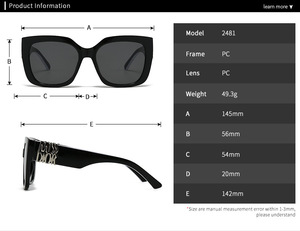 MS CP2481 <span class=keywords><strong>Lunettes</strong></span> de soleil à monture œil de chat <span class=keywords><strong>Lunettes</strong></span> de soleil classiques et modernes pour femmes <span class=keywords><strong>Lunettes</strong></span> de soleil pour femmes avec logo personnalisé <span class=keywords><strong>Lunettes</strong></span> de course d'extérieur pour femmes - Product Image 3