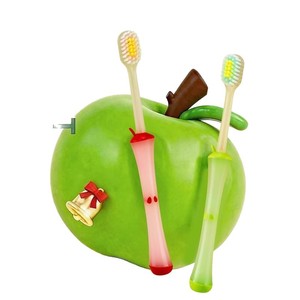 Apple Toothbrush Soft Bristle Wide Head For <b>Gum</b> Care Adult Manual Toothbrush Colorful Design - Product Image 5
