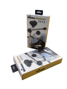 Tai Nghe Mũ Bảo Hiểm Vô Tuyến Xe Máy A10 M2 E1 Bt31 X5 Yz06 Bt22 S2 Ky Pro 1 Thực Tế Ảo Một Mặt Không Dây V6 Plus - Product Image 3