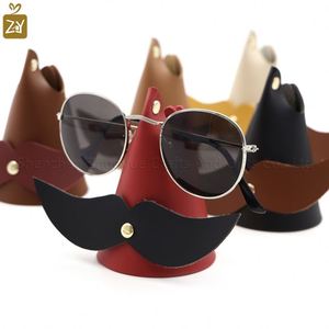 Exhibidores de Gafas de Cuero PU Estilo Barba, Soporte Multifuncional para Gafas, Regalos Empresariales - Product Image 2