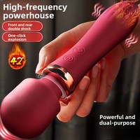Vibromasseur chauffant électrique USB silencieux Passionate Goddess, baguette de massage pour femmes, jouet sexuel pour adultes, exclusivement pour filles