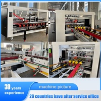 Máquina Automática para Cajas de Cartón Corrugado Oray de Bajo Ruido, Control por Pantalla Táctil PLC, Ahorro de Energía, Monitoreo Remoto, Diseño Portátil