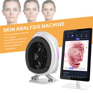 เครื่องวิเคราะห์ผิว3กล้องสแกนเนอร์3D อัจฉริยะแบบหลายช่องเครื่องวิเคราะห์ผิวหน้าเครื่องสแกนดูแลผิวหน้า - Product Image 1