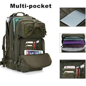 Không thấm nước thể thao ngoài trời Túi Survival Rucksack chống trộm Molle hệ thống đi bộ đường dài du lịch chiến thuật ba lô - Product Image 6