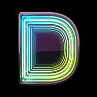Letrero de Números LED 3D Personalizado con Luz de Neón RGB Degradado, Estilo Cyberpunk para Bar, Sala de Juegos, Fiestas y Decoración del Hogar