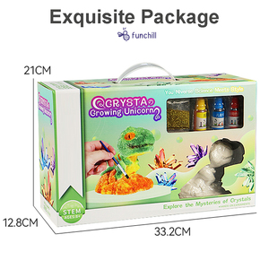 Giáo Dục Mới Montessori đồ chơi tự làm pha lê phát triển Kit trẻ em khoa học thí nghiệm cho việc học tập sáng tạo - Product Image 4