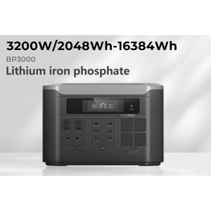 เครื่องกำเนิดไฟฟ้าฉุกเฉิน 3200W พร้อมอินเวอร์เตอร์คลื่นไซน์บริสุทธิ์ แบตเตอรี่ LiFePO4 แผงโซลาร์เซลล์ อะแดปเตอร์ AC ระบบ MPPT จัดส่งรวดเร็ว - Product Image 4