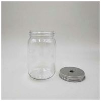 Mini Recipientes de Vidrio para Almacenamiento de Alimentos, Café y Té, Frascos de Vidrio Borosilicato con Tapa y Logotipo Personalizado, Estilo Minimalista para Cocina