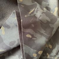 Tela Softshell de Poliéster de 320 g/m² de Buena Calidad, Elástica en 4 Direcciones, con Forro Polar, Resistente al Viento y con Protección UV para Chaquetas de Exterior