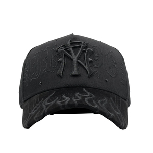 100% Nouveau Original Gorras 31 Hats Cristal Mago Suede 3D Embroidery Logo Curved Brim Gorra Thirty One Ny Flames Negra Baseball Cap - Product Image 2