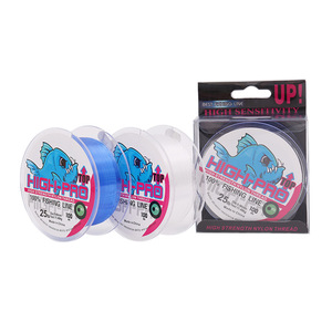 Línea de Pesca de Nylon de Alta Resistencia, 100M, Transparente, Azul, para Pesca en Mar y Plataforma - Product Image 1