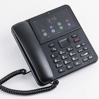 هاتف ثابت DLNA ZT9300 4G بالجملة، هاتف مكتبي بشاشة لمس أندرويد مع نقطة اتصال واي فاي للشركات