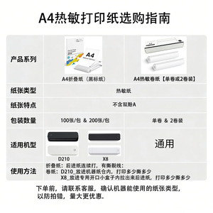 Papel de impresión térmica A4 60GSM para máquinas de fax D210X8, papel de alimentación continua de alta calidad - Product Image 4