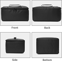 Sac d'insertion pour appareil photo de voyage, organiseur rembourré pour appareil photo, étui étanche et antichoc pour appareil photo reflex numérique et hybride avec séparateurs