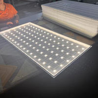 Panneau lumineux à intensité variable sans scintillement d'usine Zhongshan 40W Panneau lumineux à éclairage latéral avec capteur de mouvement pour pilote Philips