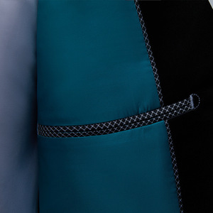 Ensemble <span class=keywords><strong>de</strong></span> <span class=keywords><strong>costume</strong></span> homme slim 2 pièces, motif grand col vert fruité, tendance - Product Image 5