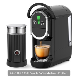 Machine <span class=keywords><strong>à</strong></span> café expresso domestique 3-en-1, <span class=keywords><strong>mode</strong></span> chaud/froid, semi-automatique, électrique, multi-capsules, utilisation en camping-car/hôtel - Product Image 3
