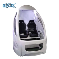 9d Gagner de l'Argent Capsule Spatiale VR 2 Places Plateforme Dynamique Jeu Immersif 9d Simulateur de Réalité Virtuelle