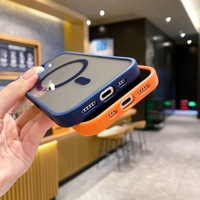 Nouvelle coque de téléphone en TPU transparente électroplaquée avec protection d'objectif pour iPhone 16 Pro Max 15 14 13 12 11, compatible avec la charge magnétique sans fil