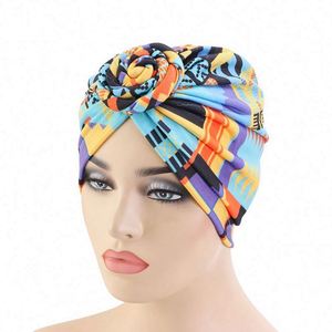Ankara Printing Women's Twisty Turban European American Style African Pattern Polyester+Spandex Material 22cm Size for Casual - Product Image 6