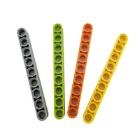 Connecteur de poutre mécanique 1x9 de qualité supérieure, pièces détachées pour blocs de construction MOC, vente en gros, plusieurs couleurs, référence 40490
