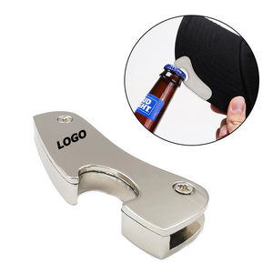 Accessorio per cappello apribottiglie in metallo-Logo personalizzato con visiera Hardware per apribottiglie birra regalo promozionale - Product Image 1