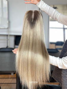 2026 SHY New 8*8 Mini Lace Closure Virgin Hair <b>Full</b> Lace Topper Wig Women Hair Loss Medium Part Single Knot Stock - Product Image 2