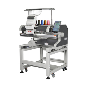 เครื่องเย็บปักถักร้อยด้วยคอมพิวเตอร์แบบ1201E BL รุ่นใหม่หัว1หัว12เข็มสำหรับหมวก/เสื้อผ้าแบนโมโนแกรมเครื่องยนต์ที่มีคุณภาพ - Product Image 1