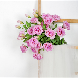 3 Têtes de roses artificielles en latex à toucher réel, effet brûlé, pour décoration de mariage et de maison - Product Image 2