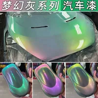 Pigment à base de mica synthétique à effet arc-en-ciel de 25 g, poudre de mica changeante de couleur pour peinture personnalisée/automobile/artisanat/époxy