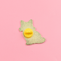 Broches en métal chat mignon, épingles émaillées en alliage de zinc, badges imprimés UV, décorations souvenirs pour sacs et vêtements