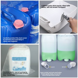 Bidons en PEHD empilables, étanches et de qualité alimentaire <span class=keywords><strong>Metasequoia</strong></span> Health de 530 litres ; Bidons résistants aux acides et aux alcalis pour engrais liquides - Product Image 3