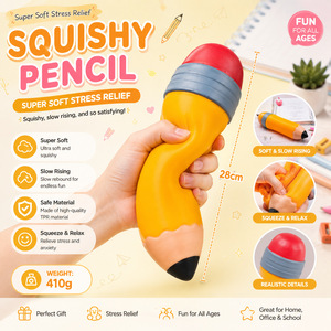 Juguete Antiestrés de Lápiz de Simulación Súper Grande, de Rebote Lento, para Adultos y Niños - Product Image 1