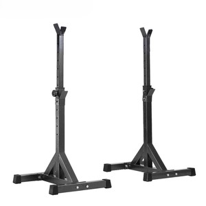 Soporte Multifuncional de Acero Inoxidable para Barra y Pesas, con Espacio Libre para Múltiples Tamaños, para Ejercicios de <span class=keywords><strong>Piernas</strong></span> y Fisicoculturismo - Product Image 1
