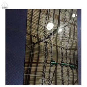304 दर्पण खत्म सोने etched स्टेनलेस स्टील लिफ्ट शीट कीमत - Product Image 5