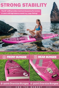 Planche de surf gonflable rapide pour la famille, idéale pour le yoga, avec noyau haute densité, vente en gros - Product Image 6