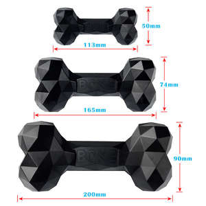 Giocattolo da Masticare per Cani a Forma di Osso con Diamante, Interattivo, Impermeabile, in Gomma Ecologica e Resistente, per l'Esercizio dei Denti - Product Image 2