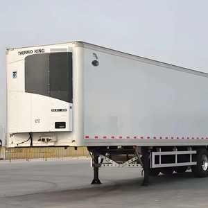 Semi-remorque frigorifique à trois essieux de 30 tonnes, en état neuf, camion frigorifique à grande capacité - Product Image 5