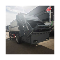 Camion compacteuse d'occasion en gros, 8 m³, châssis JAC 4x2, moteur et boîte de vitesses en bon état, en promotion