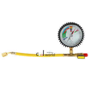 COOLWORLD Manomètre de <span class=keywords><strong>pression</strong></span> pour climatisation et stockage frigorifique Manomètre pour <span class=keywords><strong>azote</strong></span> - Product Image 1