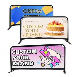Outdoor Cafe Barrier Banner Trade Show Sidewalk Cafe Barriers for Restaurant - Product Image 1
