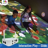 Projecteur interactif infrarouge commercial Mayeter, lecteur Android Box, résolution HD, fonctionnement stable 24h/24 et 7j/7, jeux de projection, garantie 1 an