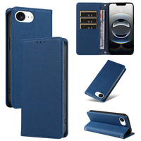 Étui portefeuille en cuir PU grain litchi avec porte-cartes, dragonne et béquille pour iPhone 16 Pro Max/16 Pro/16 Plus/16E/16