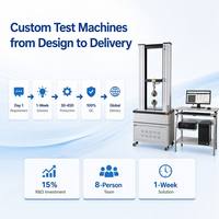 Machine d'essai universelle à double colonne servo-contrôlée 2000 kg pour essais de traction, compression et décollement pour laboratoire de matériaux