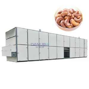 Ligne de production de séchage de noix de cajou à bande transporteuse continue à économie d'énergie pour la séchage des noix de cajou, machine de séchage - Product Image 1