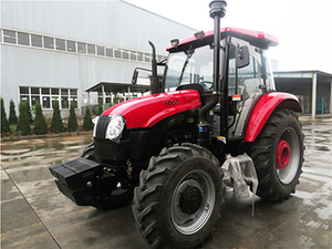 Dong Feng 4404 trang trại 640 máy kéo 45 HP 4WD bánh xe máy kéo nông dân tractores với kết thúc trước loader và xô - Product Image 6